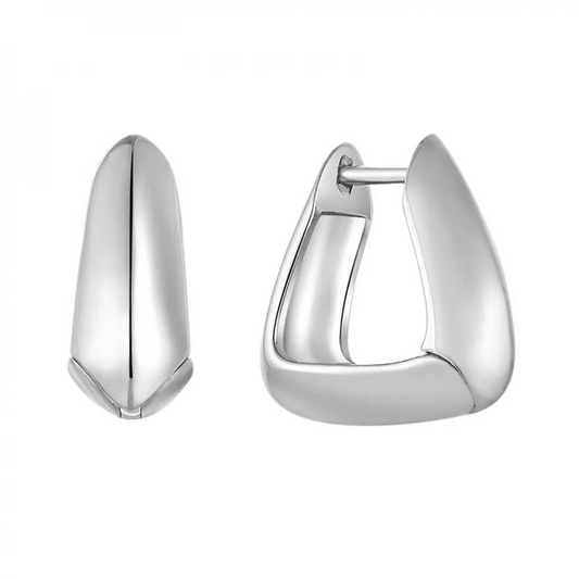 EMKOSUNG 18K Gold  Plated  Light Luxury Silver Earrings for Women