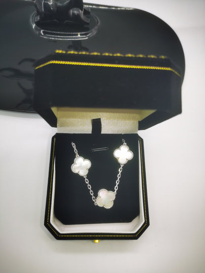 EMKOSUNG 18K Gold  Plated  Four Leaf Clover Bracelets for Women