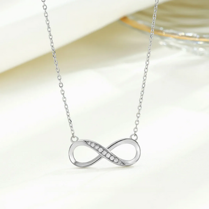 EMKOSUNG 18K Gold Plated Light Luxury Fashion Lucky 8 Necklaces for Women