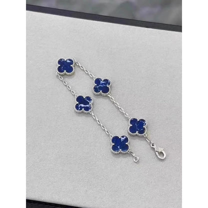 EMKOSUNG 18K Gold  Plated  Four Leaf Clover Bracelets for Women