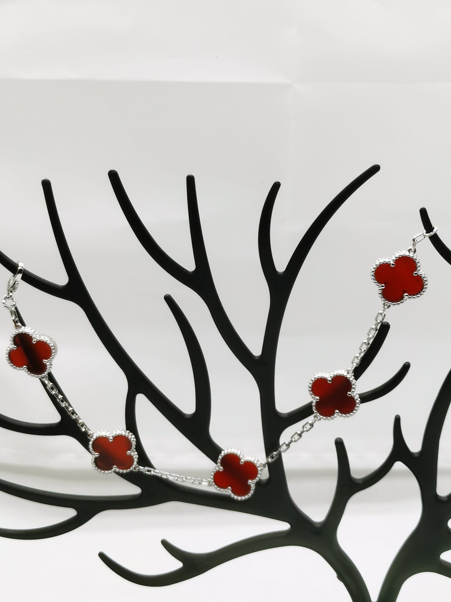 EMKOSUNG 18K Gold  Plated  Four Leaf Clover Bracelets for Women