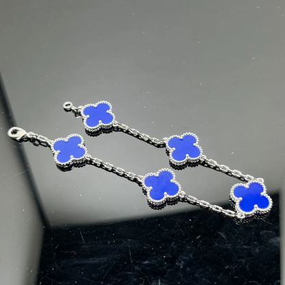 EMKOSUNG 18K Gold  Plated  Four Leaf Clover Bracelets for Women