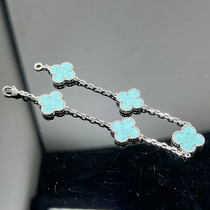 EMKOSUNG 18K Gold  Plated  Four Leaf Clover Bracelets for Women