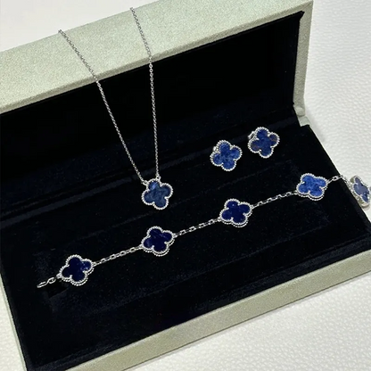 EMKOSUNG 18K Gold  Plated  Four Leaf Clover Bracelets for Women